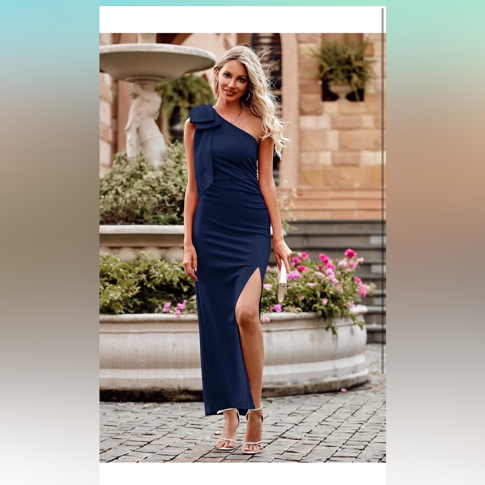 Pretty Garden One shoulder dress - Picture 8 of 12